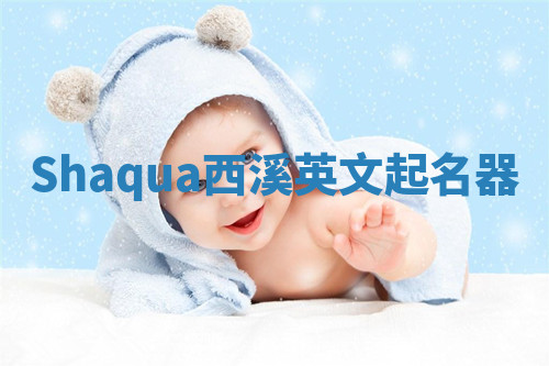 Shaqua西溪英文起名器